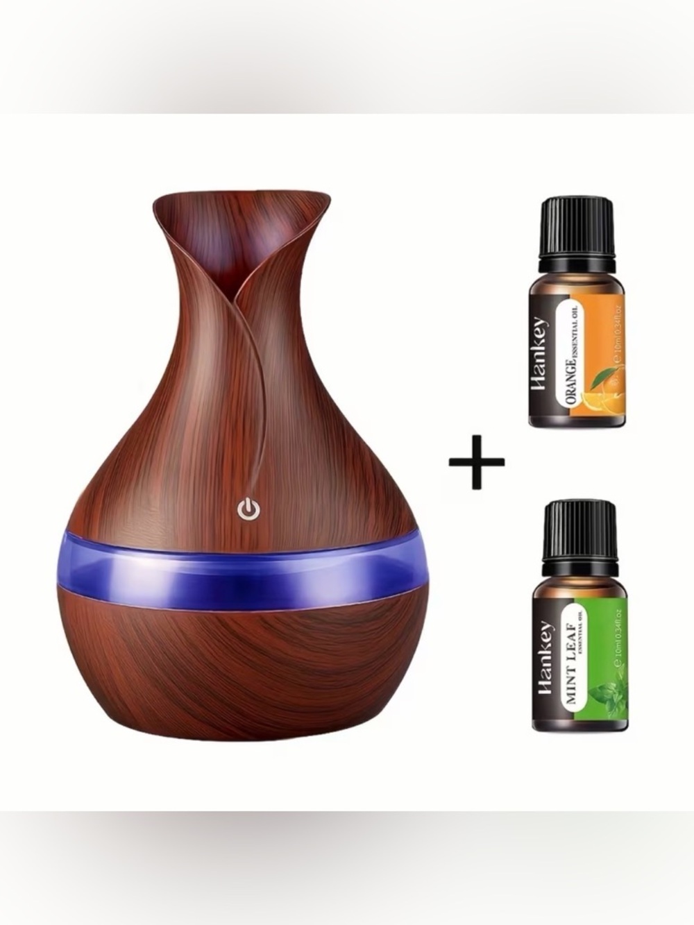 (9) - 2 pack Aroma Diffuser Set – LED Fragrance Diffuser w/ 2 Scent Boosters